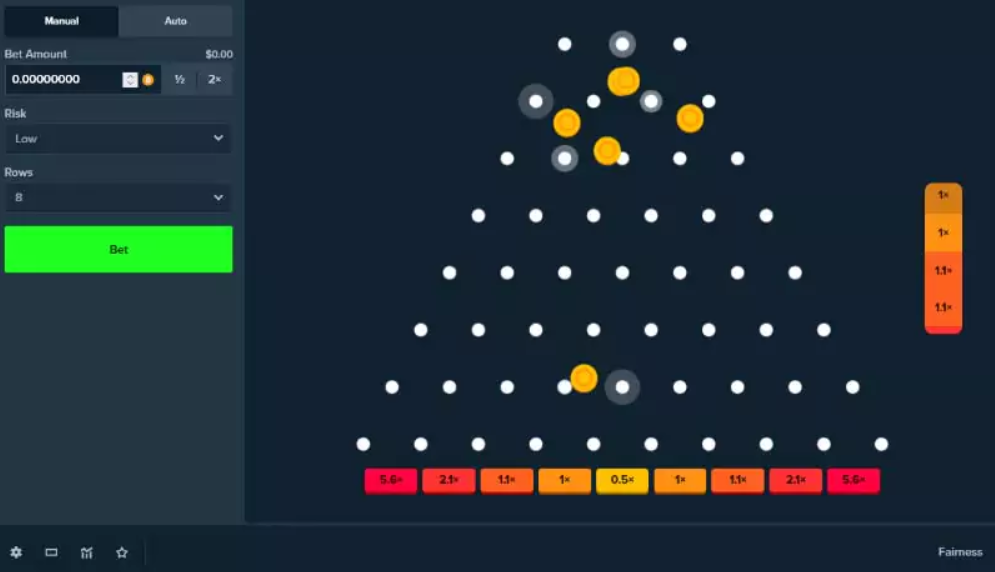 Bitcoin Plinko