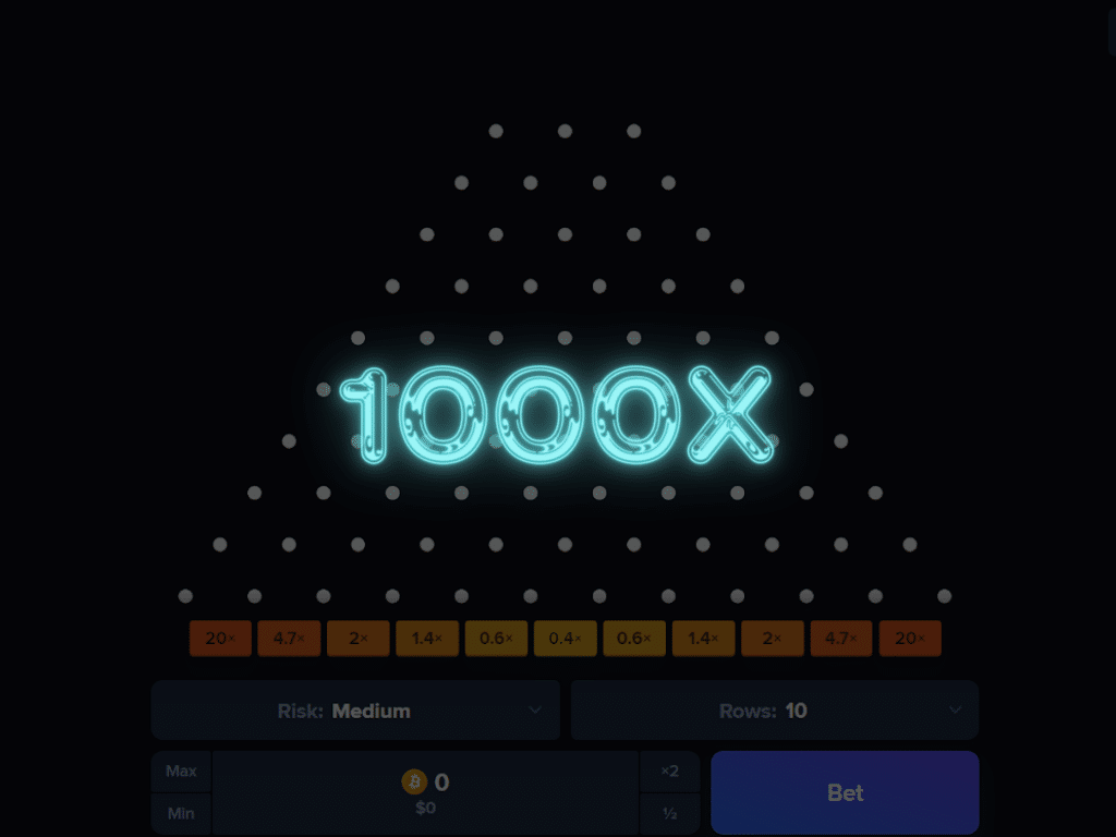 Plinko XY 1000x